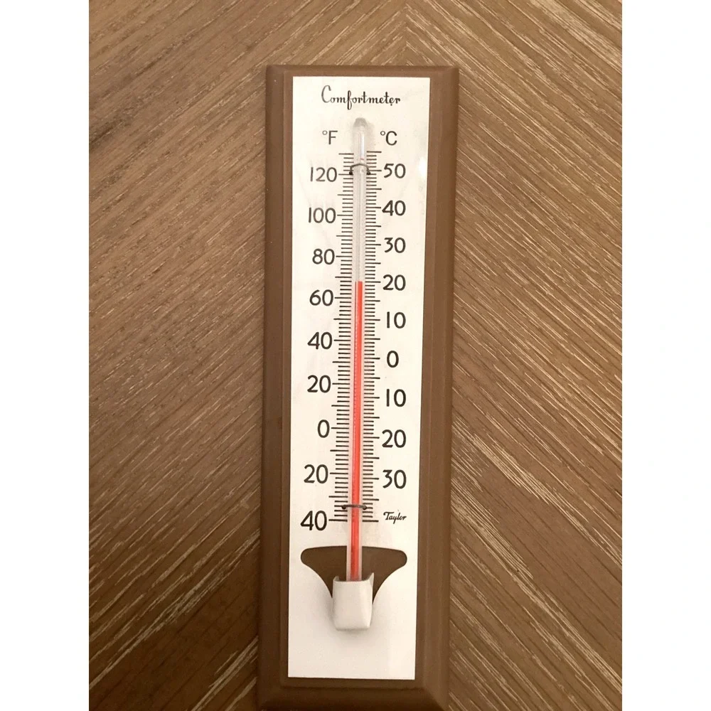 Vintage TAYLOR Comfortmeter Wall Thermometer Mid Century  Great Condition!